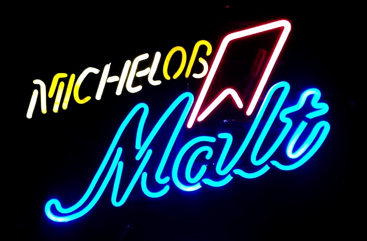 Michelob Beer Malt Neon Sign